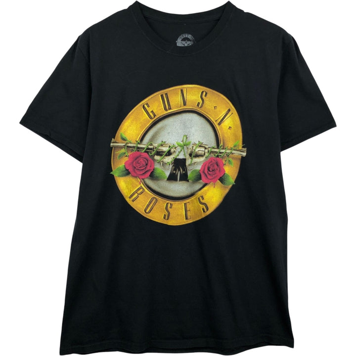 Guns N' Roses Band T-shirt, Band T, Men's L size cotton black type Vintage Second Hand