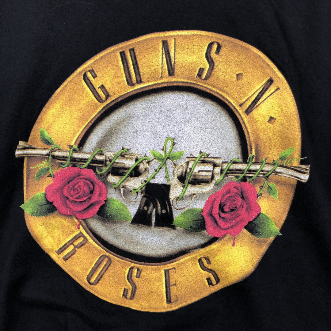 Guns N' Roses Band T-shirt, Band T, Men's L size cotton black type Vintage Second Hand