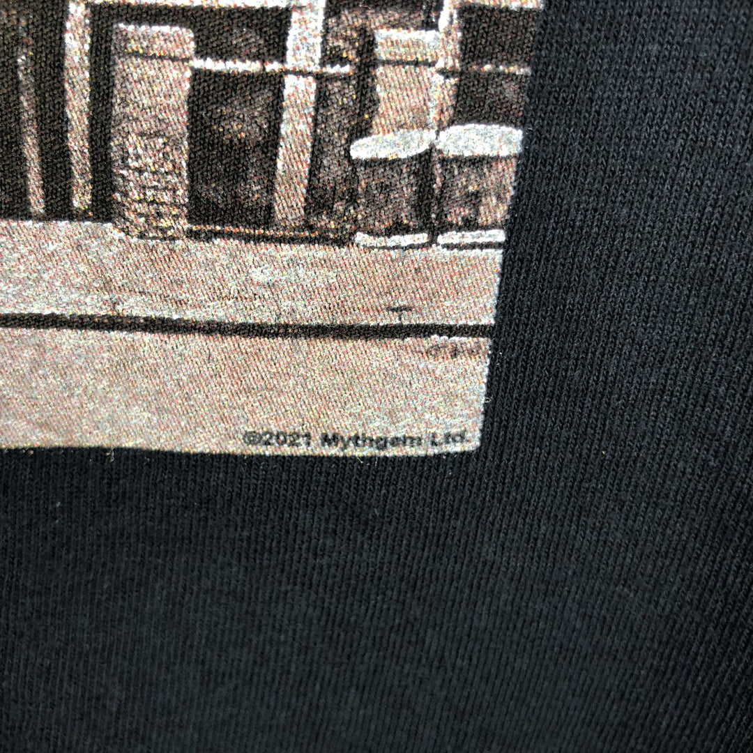 Led Zeppelin Band T-Shirt, Band T, Men's XL cotton black type Vintage Second Hand