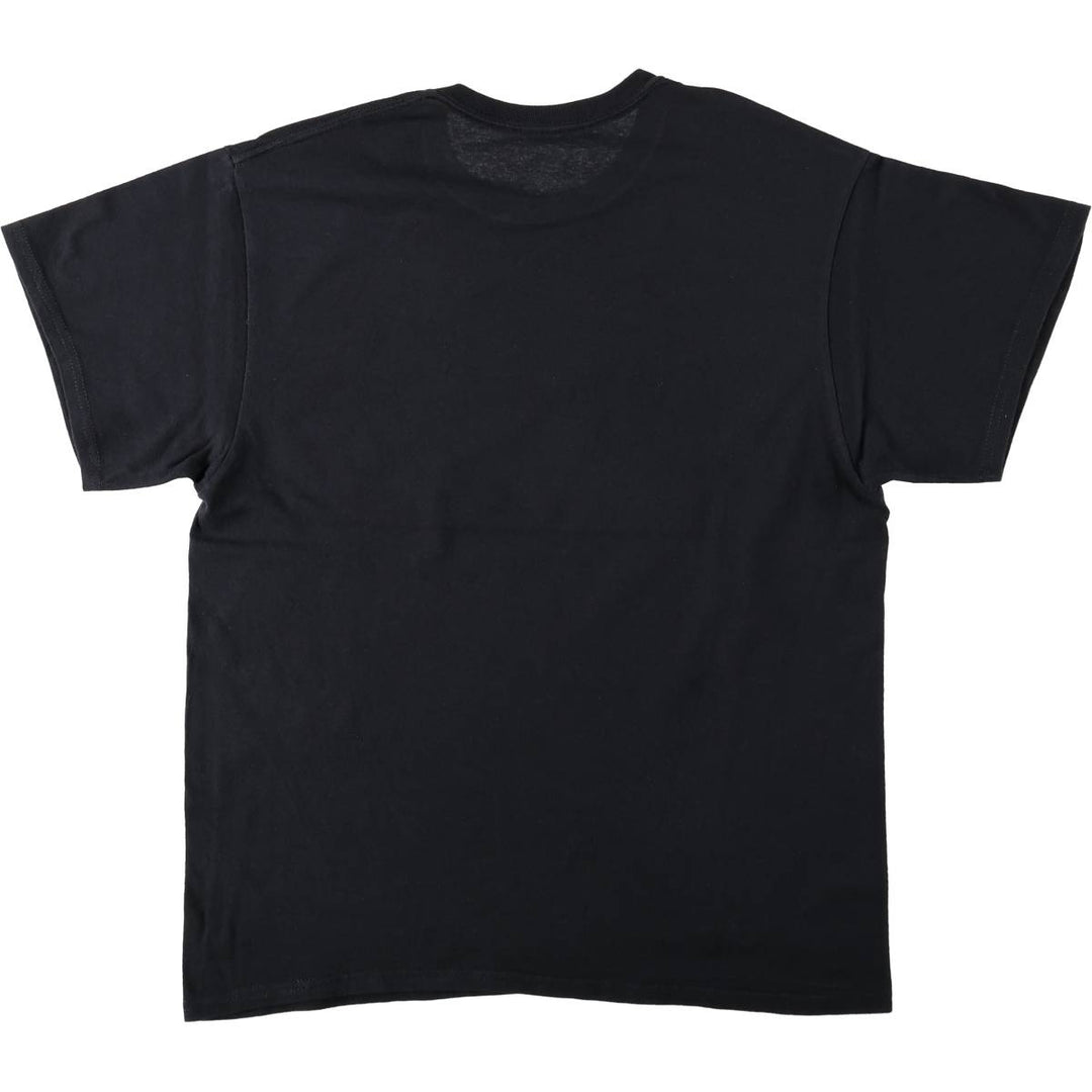 HER Wrap T-shirt, Men's Size L (equivalent) cotton black type Vintage Second Hand