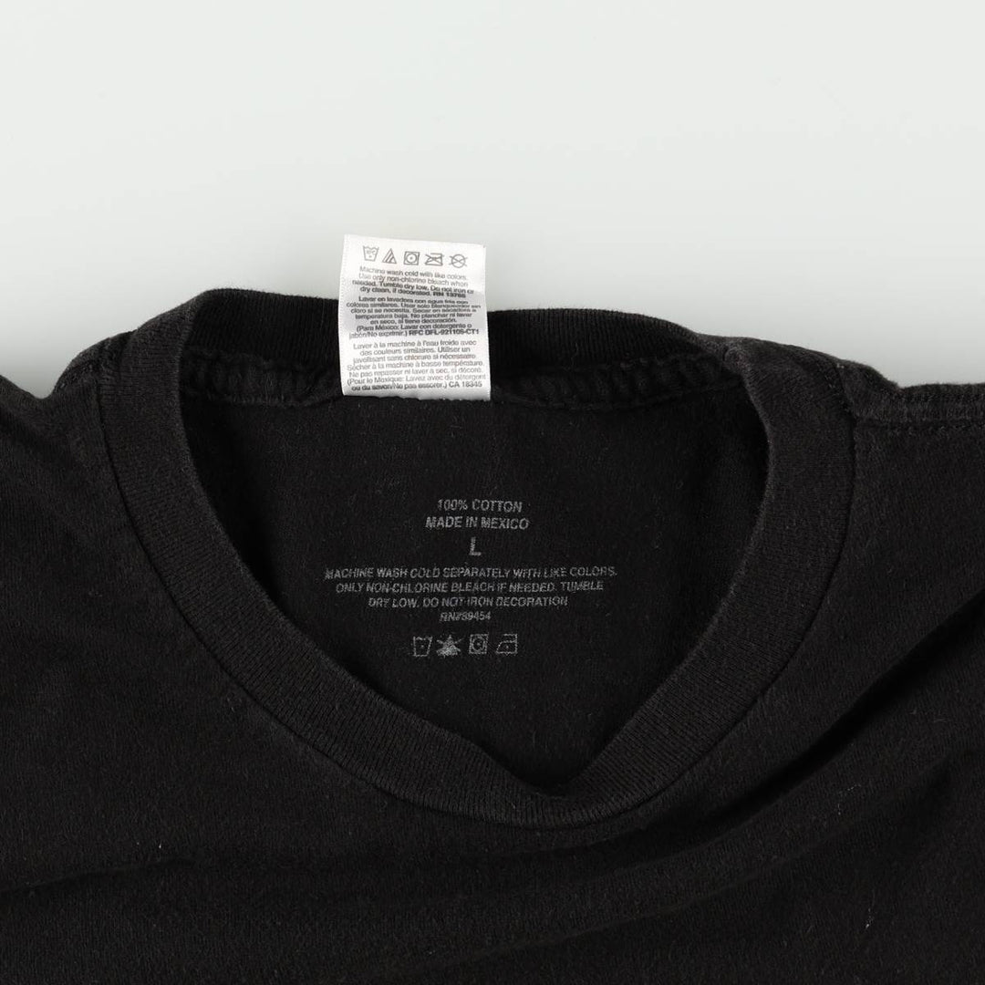 Fruit of the Loom x My Chemical Romance Band T-shirt, Men's Size L (approx.) cotton black type Vintage Second Hand