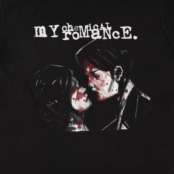 Fruit of the Loom x My Chemical Romance Band T-shirt, Men's Size L (approx.) cotton black type Vintage Second Hand