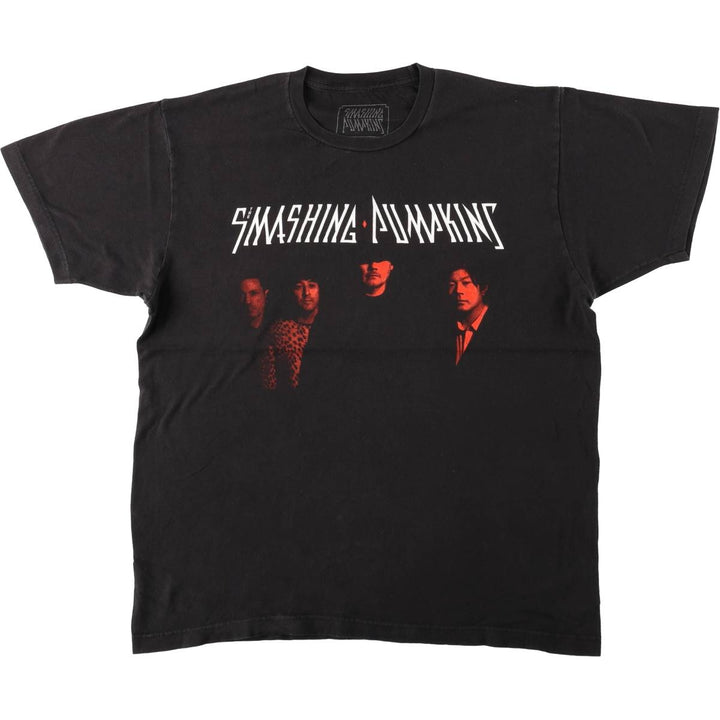 THE SMASHING PUMPKINS Smashing Pumpkins Band T-shirt Band T Men's L size unclear black type Vintage Second Hand