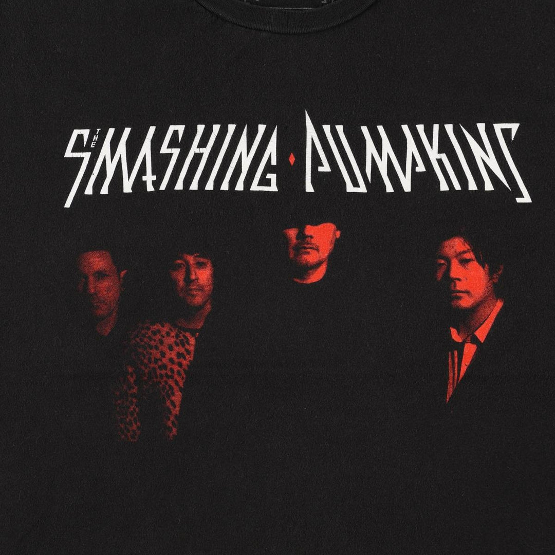 THE SMASHING PUMPKINS Smashing Pumpkins Band T-shirt Band T Men's L size unclear black type Vintage Second Hand