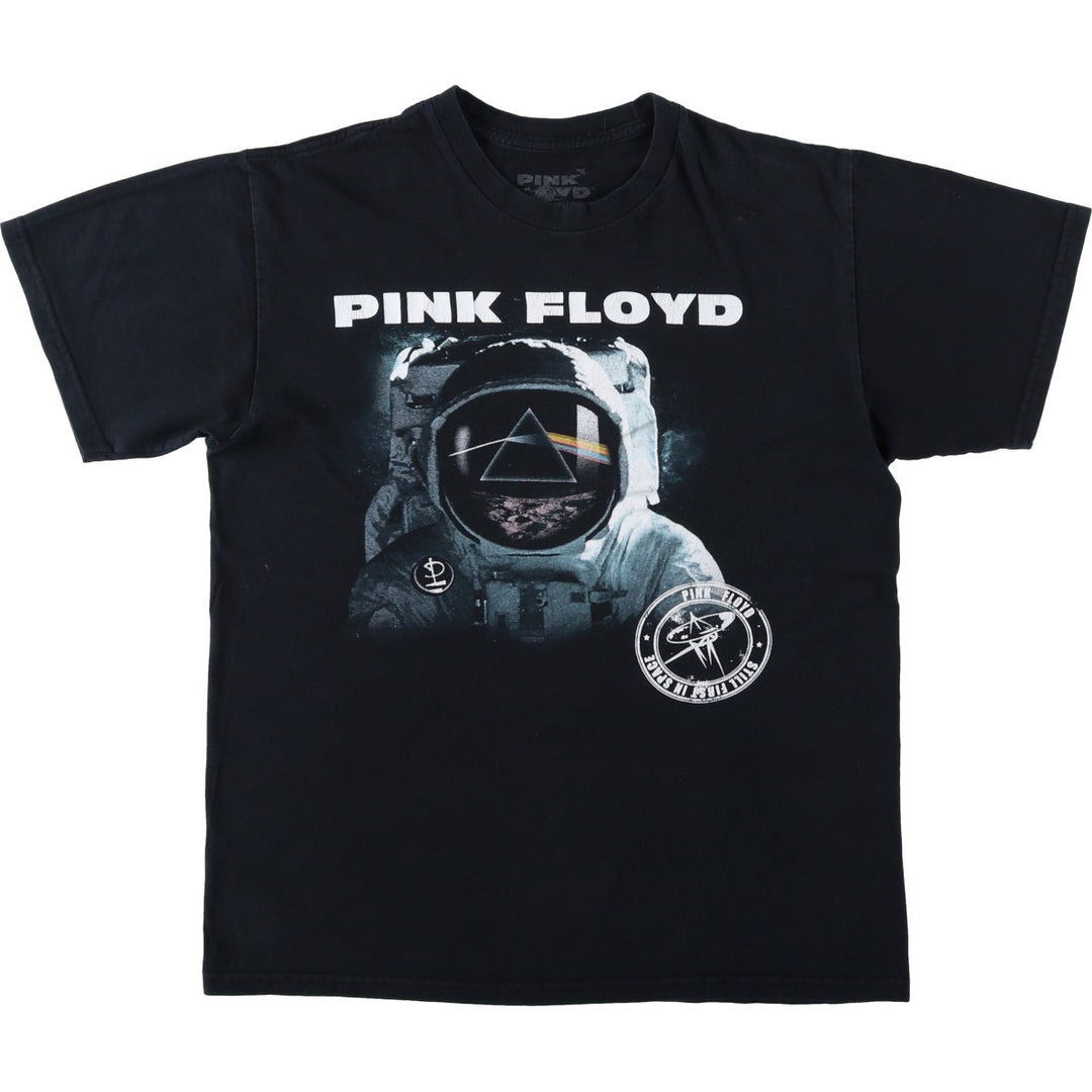 PINK FLOYD Pink Floyd Band T-shirt Band T Men's M size cotton black type Vintage Second Hand