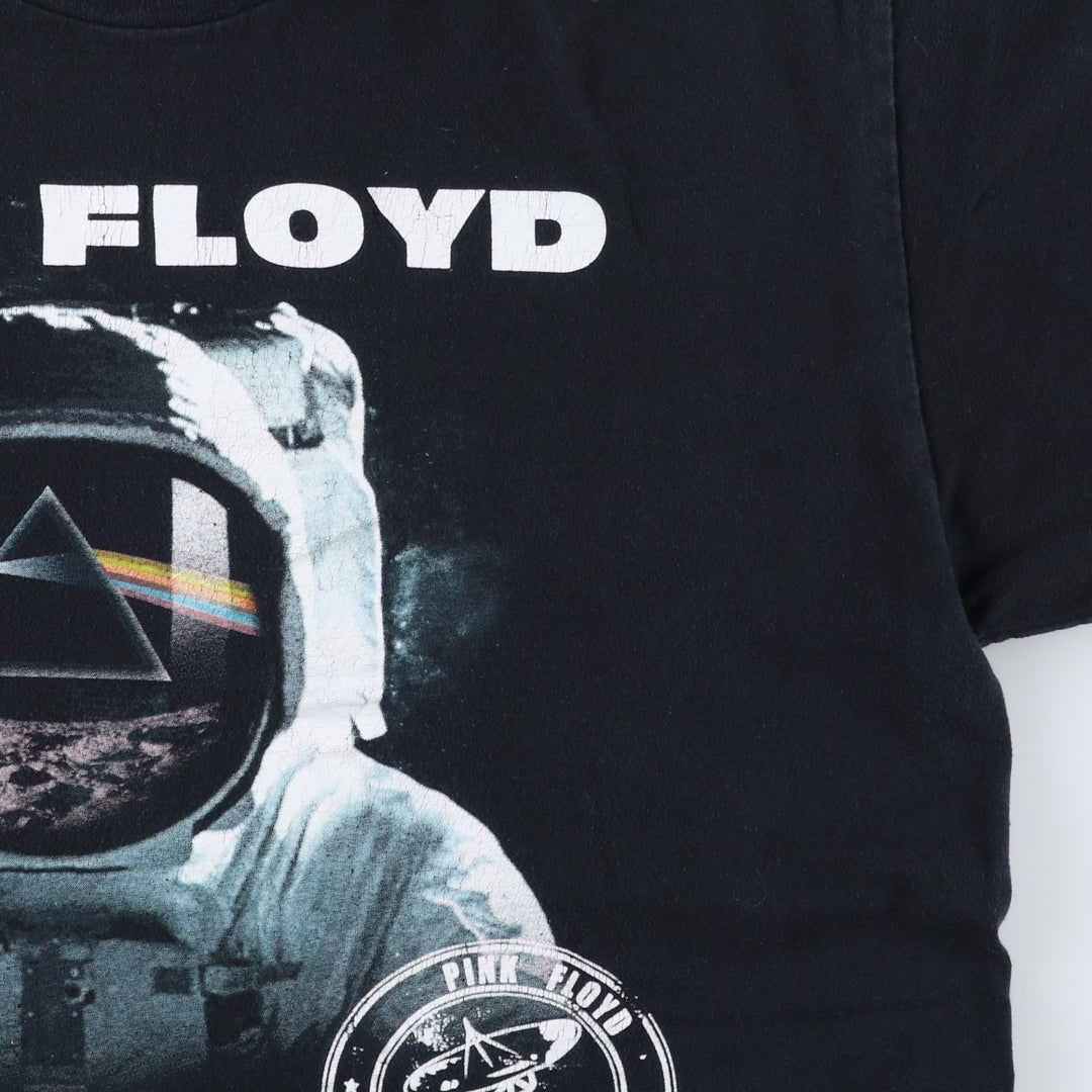 PINK FLOYD Pink Floyd Band T-shirt Band T Men's M size cotton black type Vintage Second Hand