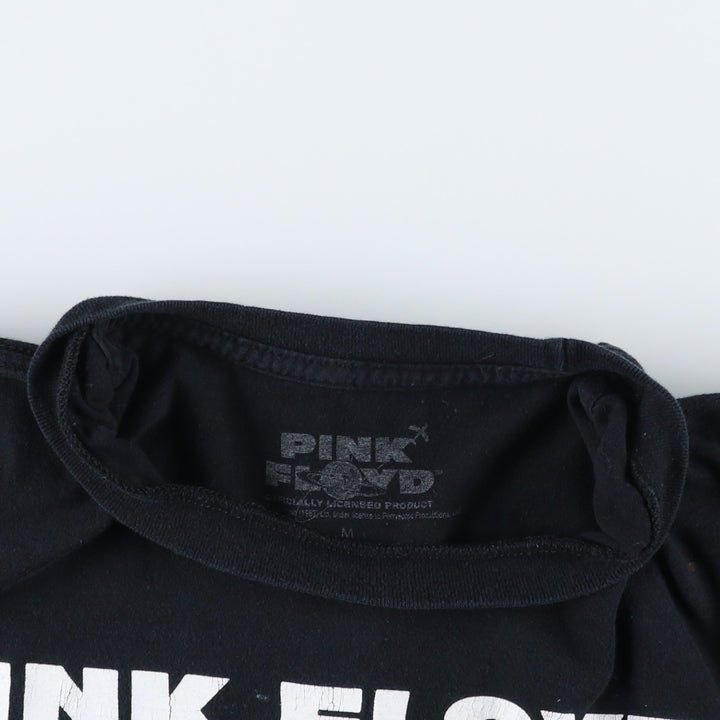 PINK FLOYD Pink Floyd Band T-shirt Band T Men's M size cotton black type Vintage Second Hand