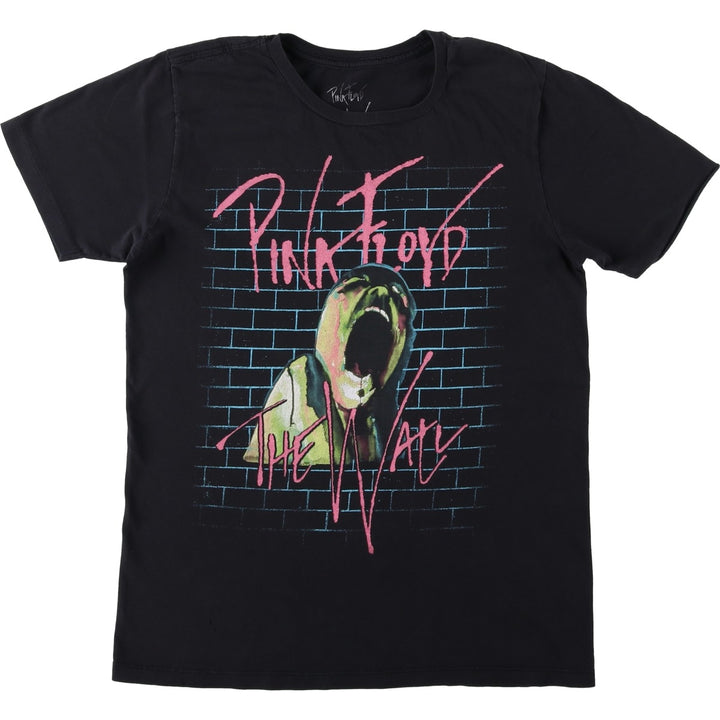 PINK FLOYD Pink Floyd Band T-shirt Band T Men's M size cotton black type Vintage Second Hand