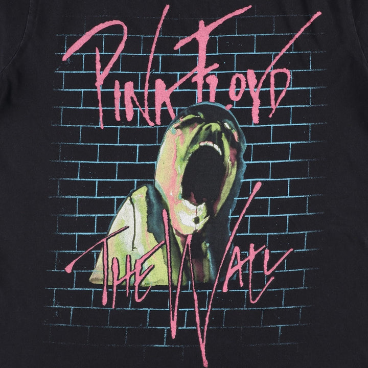 PINK FLOYD Pink Floyd Band T-shirt Band T Men's M size cotton black type Vintage Second Hand