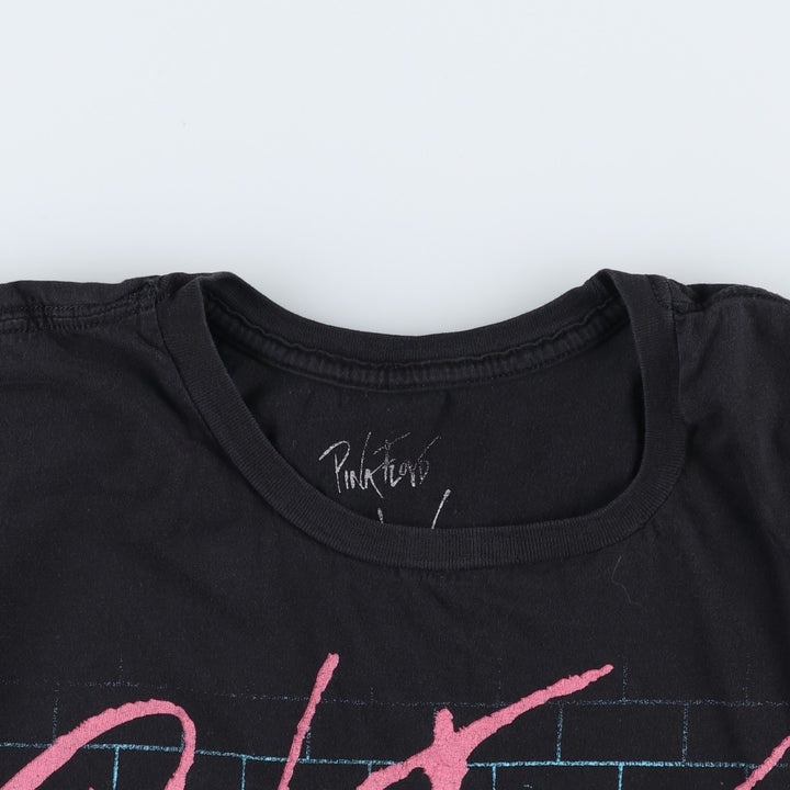 PINK FLOYD Pink Floyd Band T-shirt Band T Men's M size cotton black type Vintage Second Hand