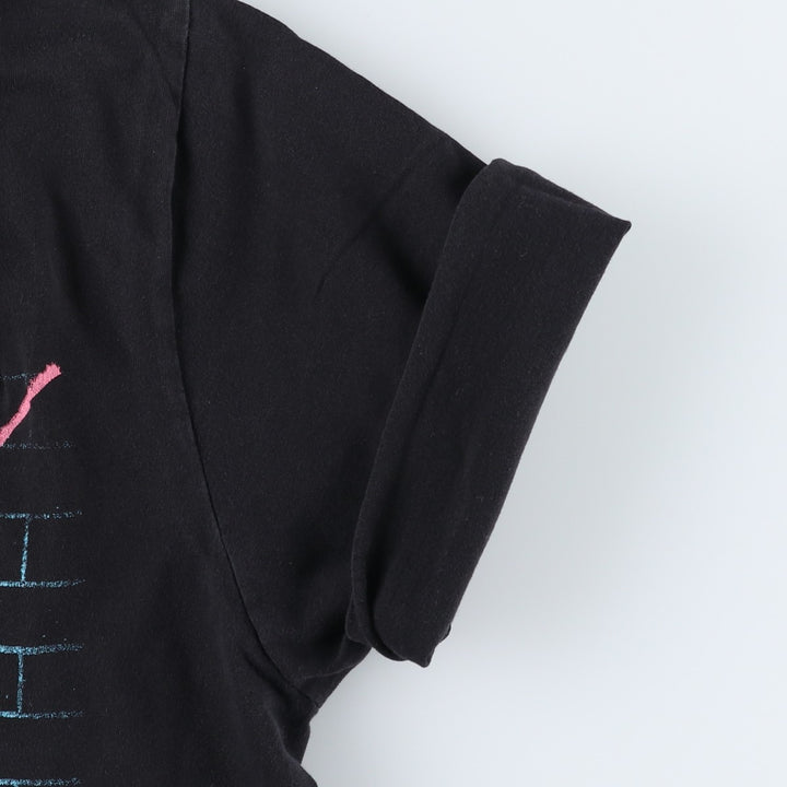 PINK FLOYD Pink Floyd Band T-shirt Band T Men's M size cotton black type Vintage Second Hand
