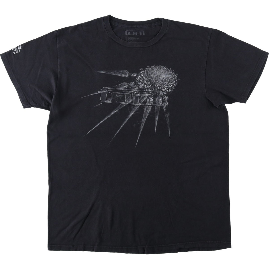 TOOL Band T-shirt, Men's L size cotton black type Vintage Second Hand