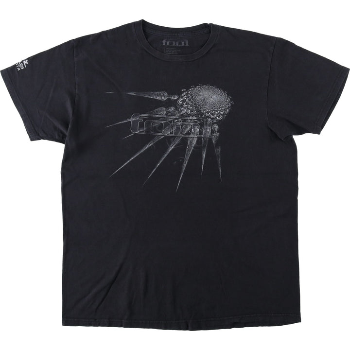 TOOL Band T-shirt, Men's L size cotton black type Vintage Second Hand