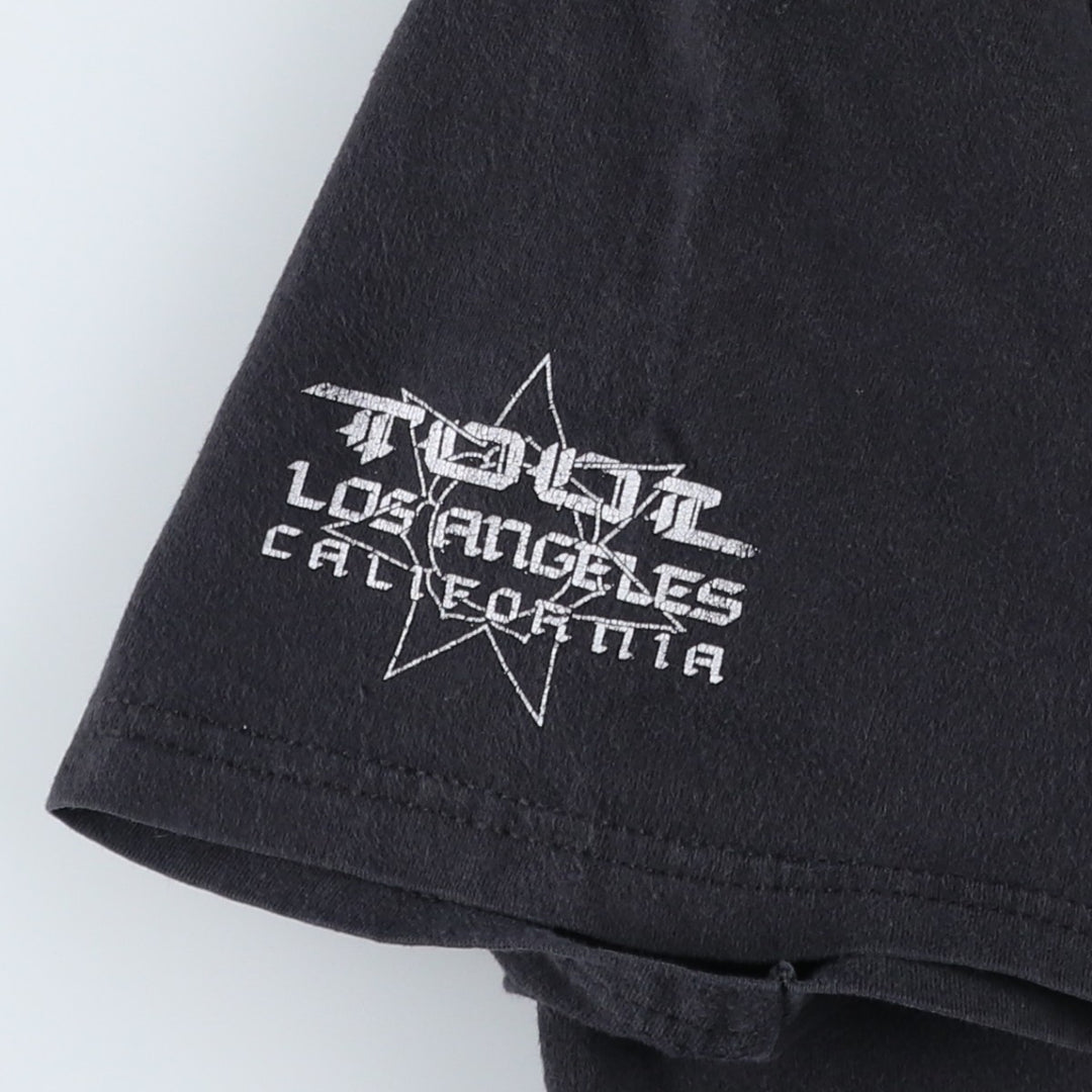 TOOL Band T-shirt, Men's L size cotton black type Vintage Second Hand