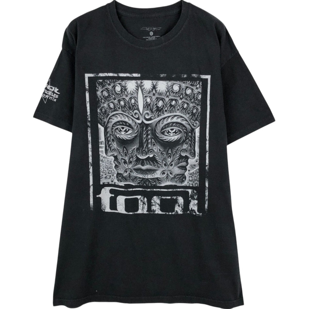 TOOL Band T-Shirt, Men's Size L cotton black type Vintage Second Hand