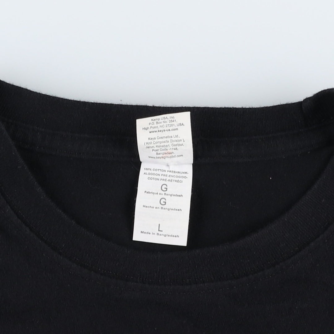 Keya RED HOT CHILI PEPPERS Band T-shirt (Men's size L) cotton black type Vintage Second Hand