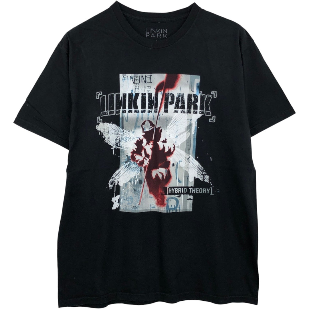 LINKIN PARK Band T-Shirt, Men's Size L cotton black type Vintage Second Hand