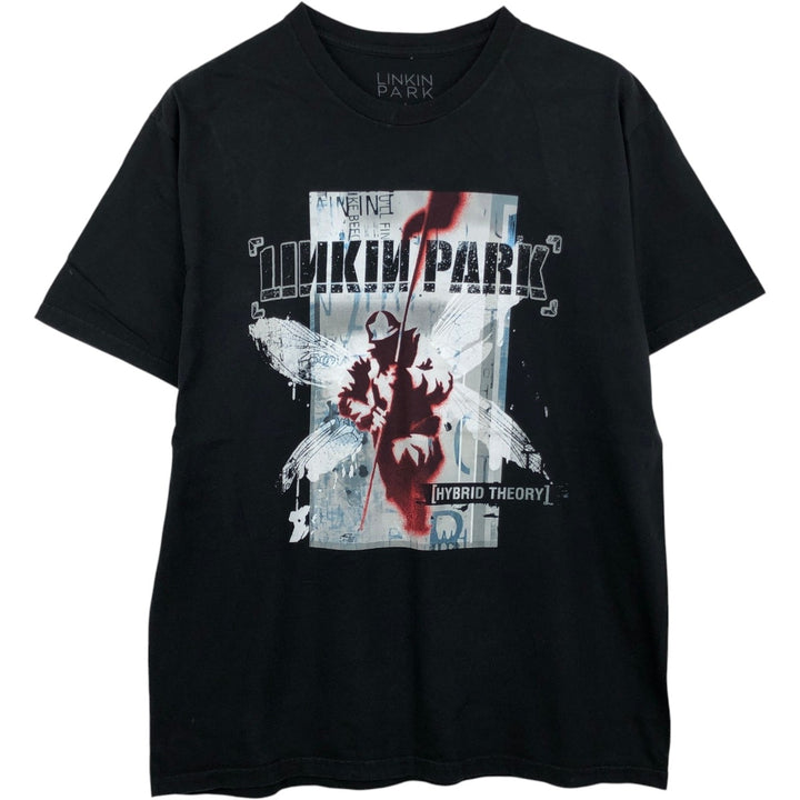 LINKIN PARK Band T-Shirt, Men's Size L cotton black type Vintage Second Hand
