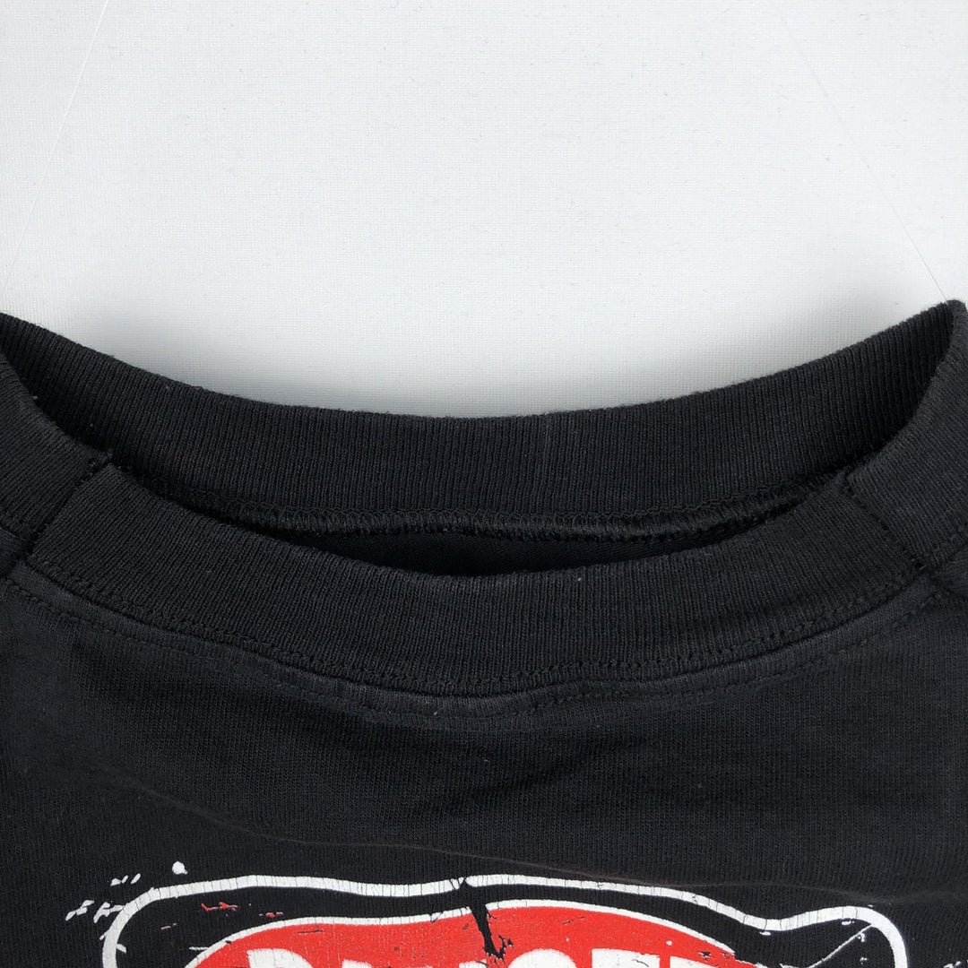 Fruit of the Loom Heavy Cotton Anthrax Band T-Shirt (Men's Size L) cotton black type Vintage Second Hand