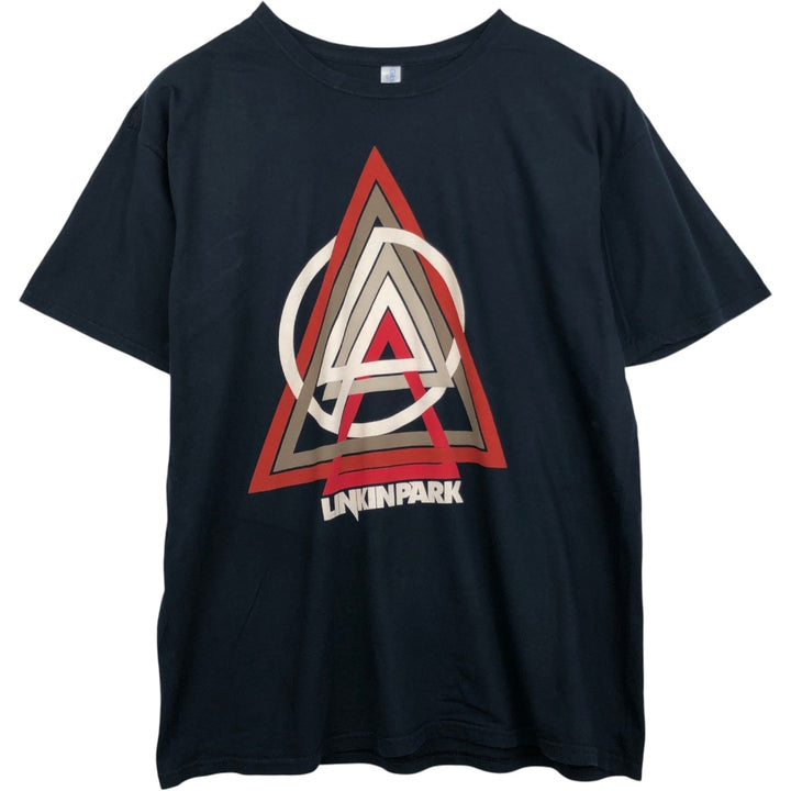 Gildan Linkin Park Band T-Shirt, Men's Size XL (approx.) cotton black type Vintage Second Hand