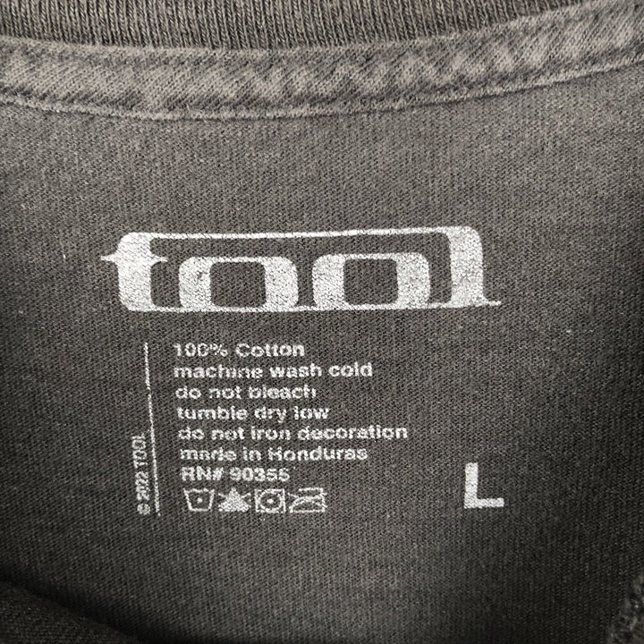 TOOL Band T-Shirt, Men's Size L cotton black type Vintage Second Hand