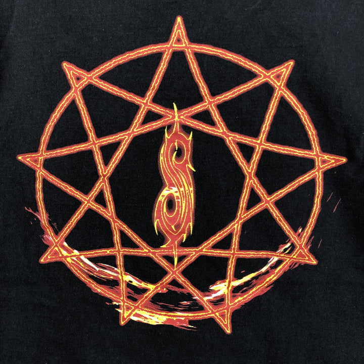 Fruit of the Loom Slipknot Band T-shirt (Men's Size M) cotton black type Vintage Second Hand