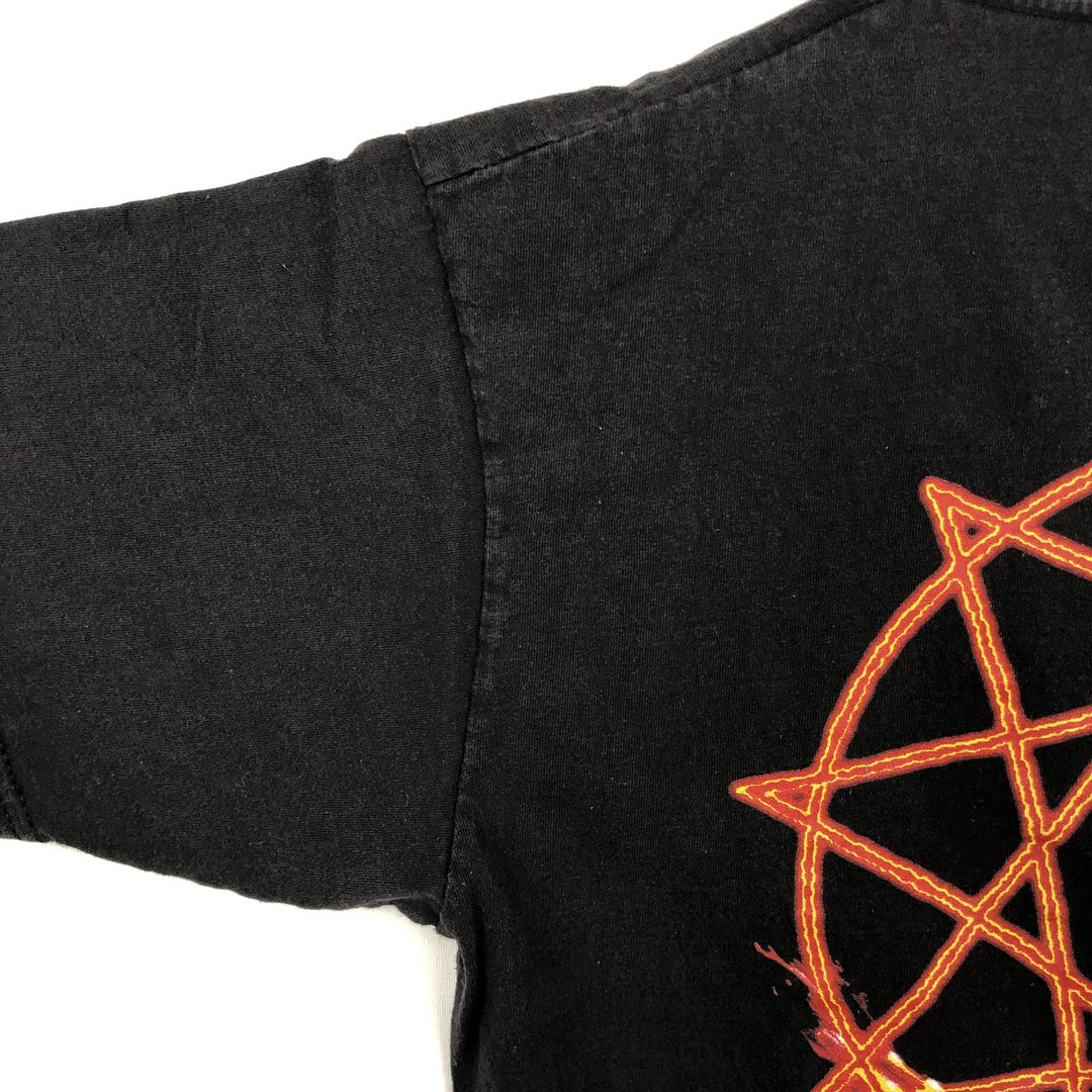 Fruit of the Loom Slipknot Band T-shirt (Men's Size M) cotton black type Vintage Second Hand