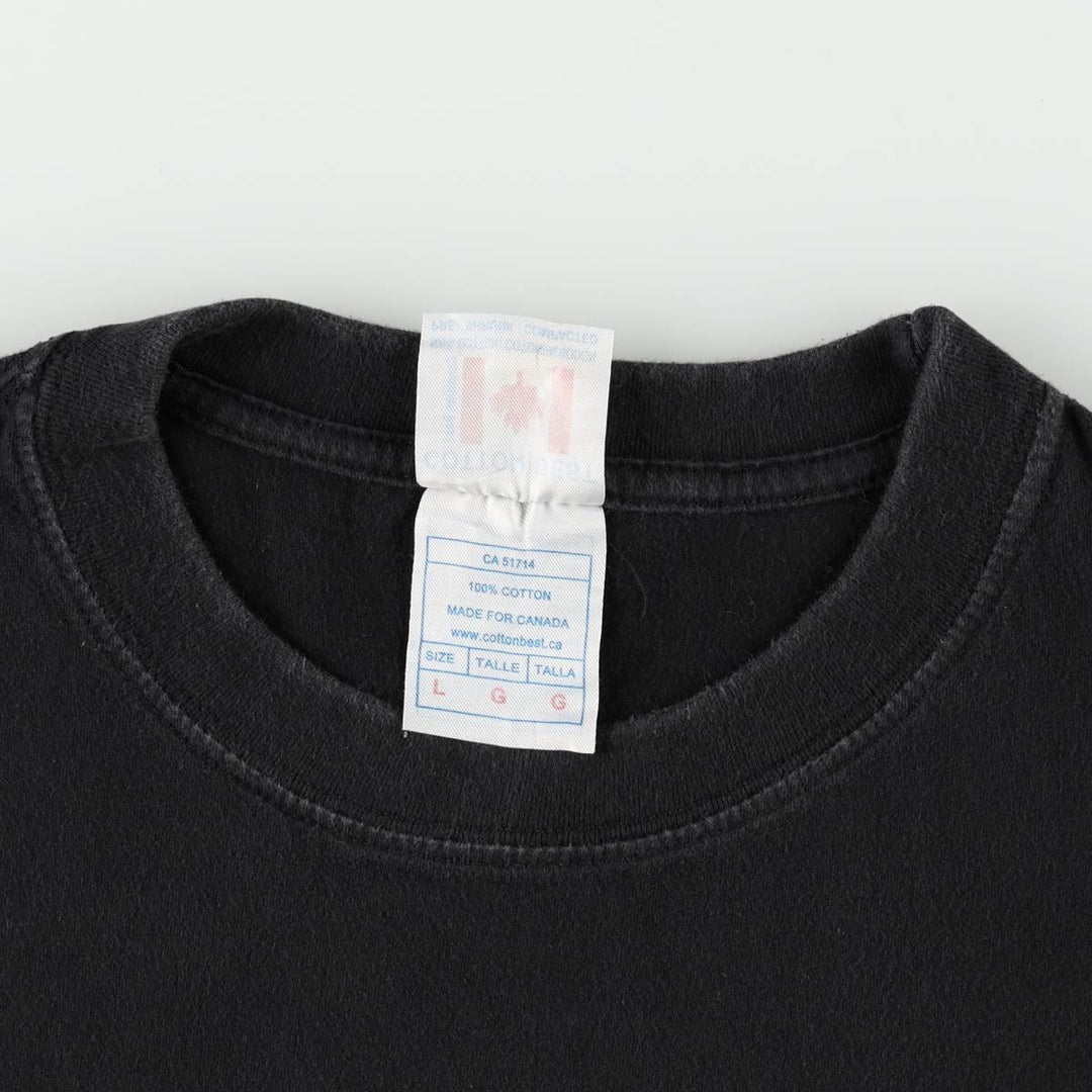 Cotton Best Roger Waters Band T-Shirt, Made in Canada, Men's Size L (approx.) cotton white type Vintage Second Hand