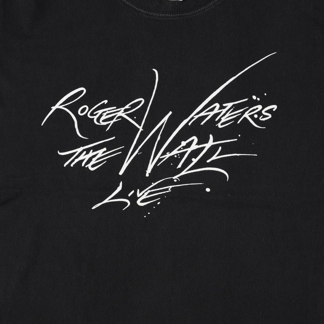 Cotton Best Roger Waters Band T-Shirt, Made in Canada, Men's Size L (approx.) cotton white type Vintage Second Hand