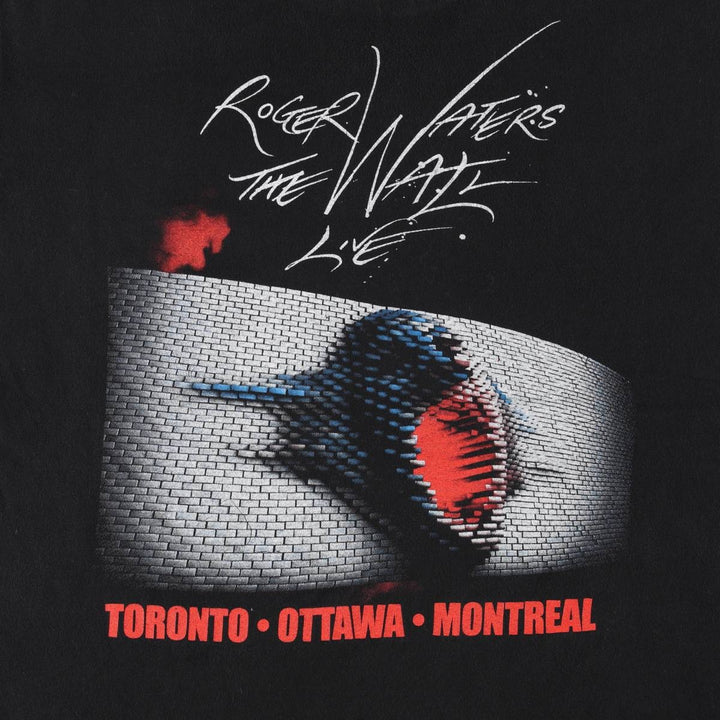 Cotton Best Roger Waters Band T-Shirt, Made in Canada, Men's Size L (approx.) cotton white type Vintage Second Hand