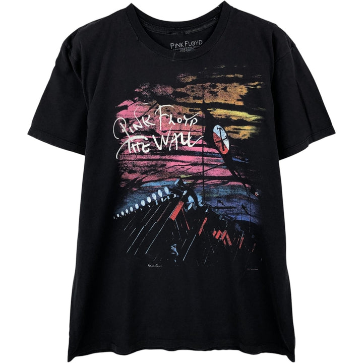 PINK FLOYD Pink Floyd Band T-shirt Band T Men's L size cotton black type Vintage Second Hand