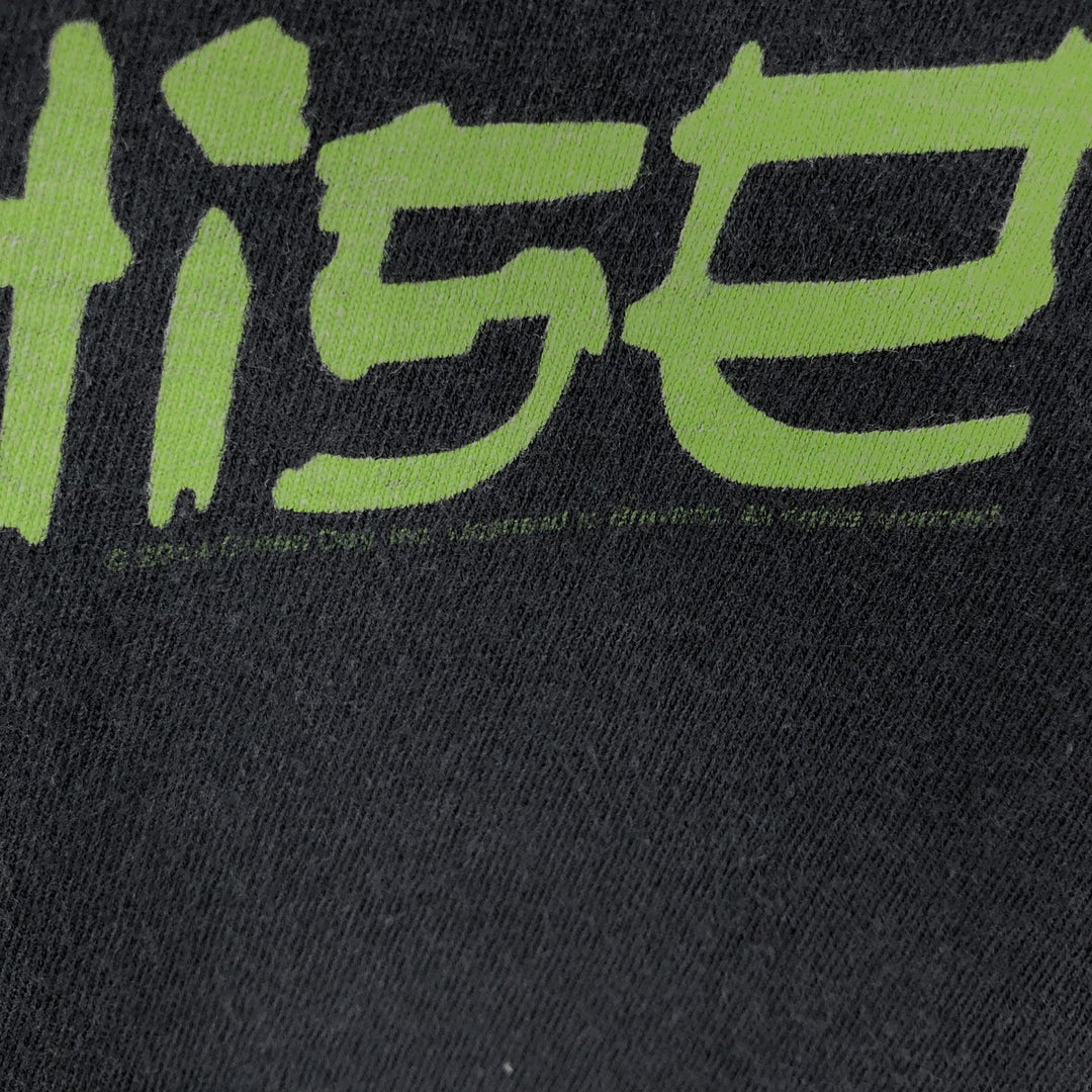 Bay Island GREEN DAY Band T-Shirt (Men's Size M) unclear black type Vintage Second Hand