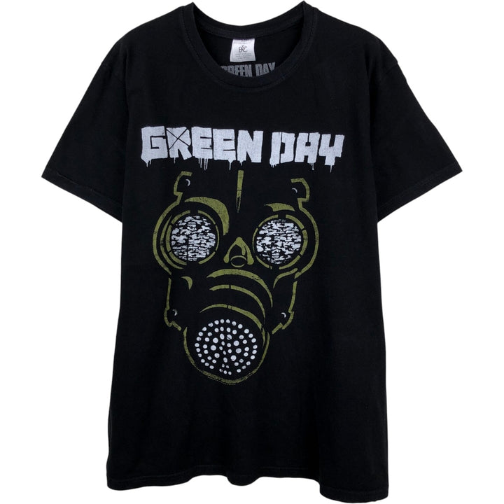 B AND C COLLECTION GREEN DAY Band T-shirt (Men's XL equivalent) cotton black type Vintage Second Hand