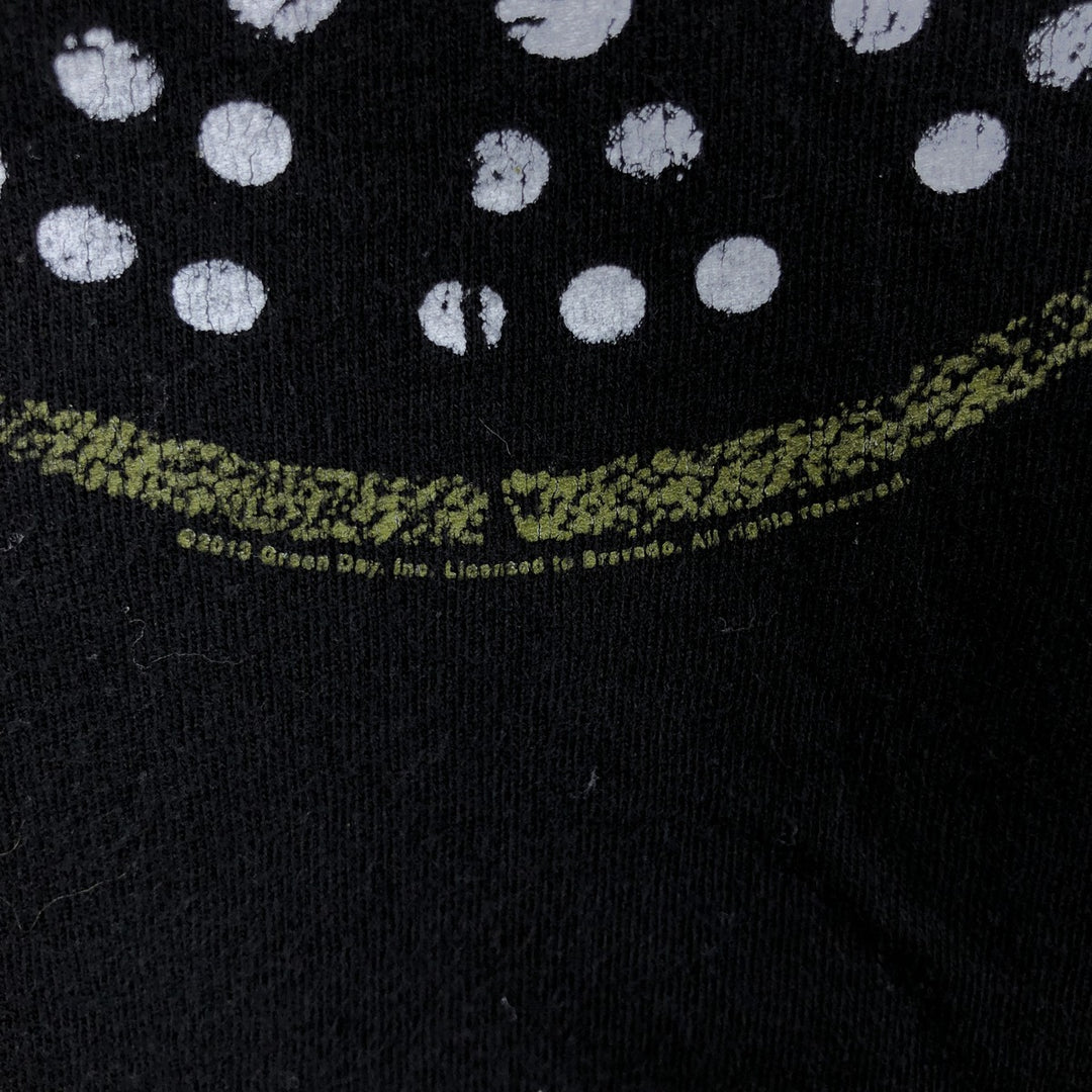 B AND C COLLECTION GREEN DAY Band T-shirt (Men's XL equivalent) cotton black type Vintage Second Hand