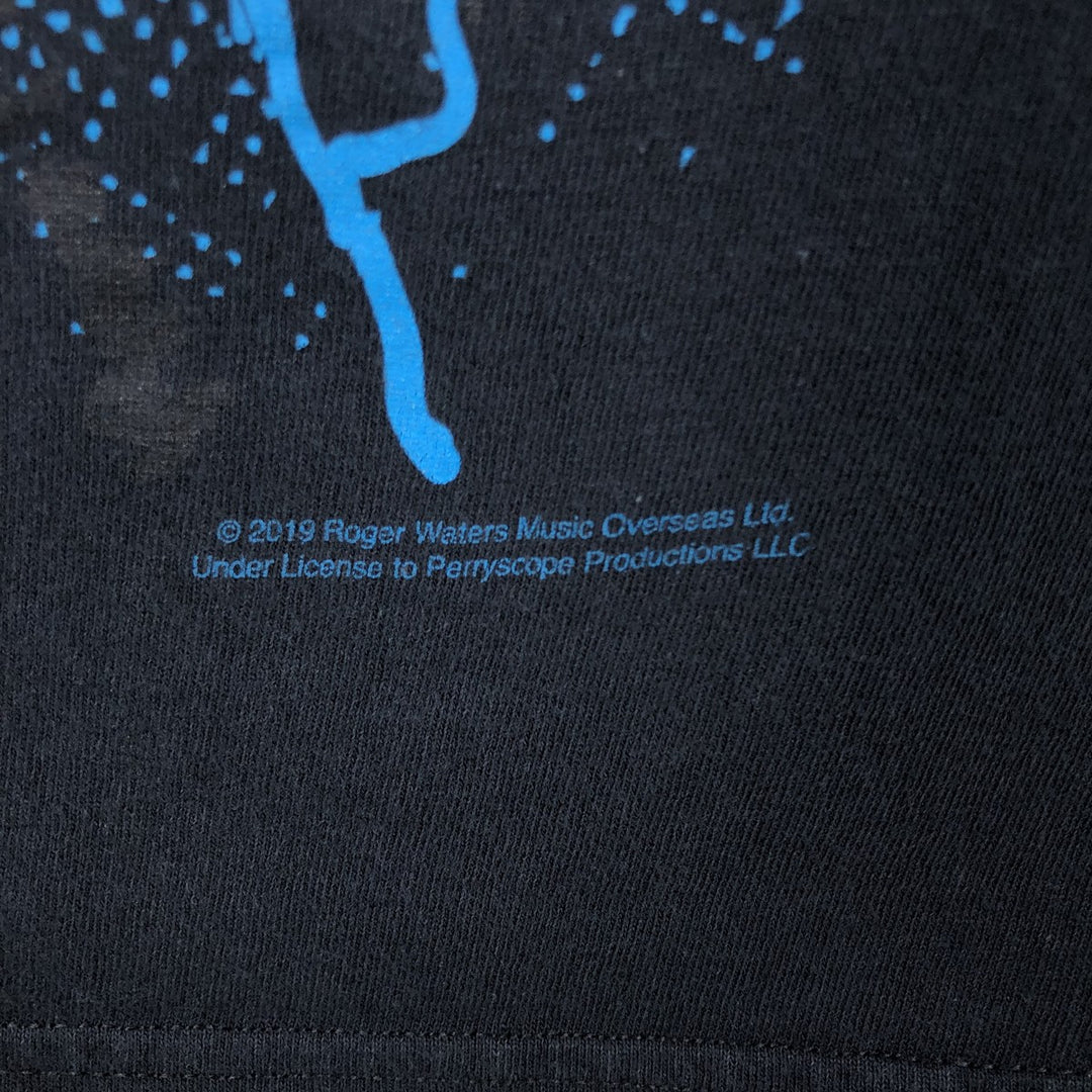 Liquid Blue Pink Floyd THE WALL Band T-shirt (Men's Size M) cotton black type Vintage Second Hand