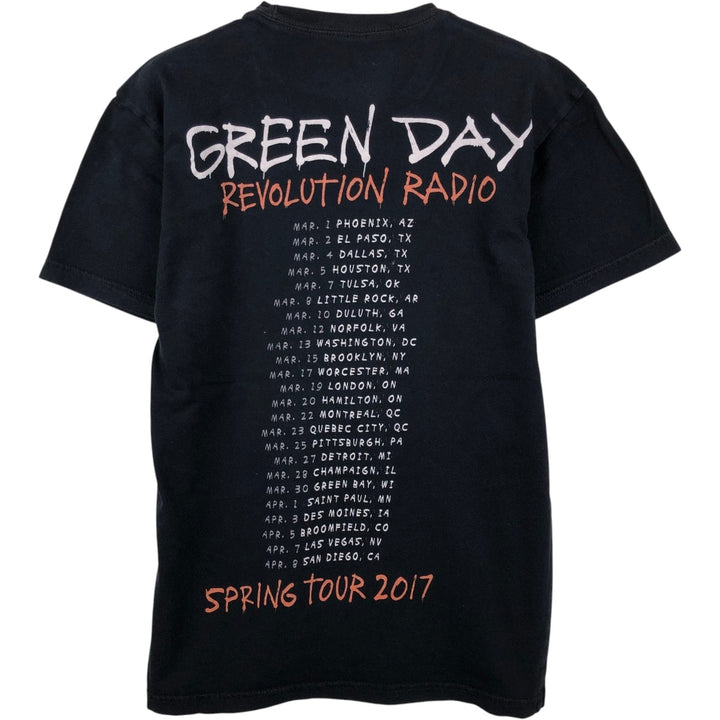 Next Level GREEN DAY Band T-shirt (Men's Size S) cotton black type Vintage Second Hand
