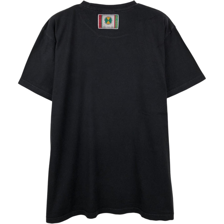 Cross Colours TLC Wrap T-Shirt (Men's Size L) cotton black type Vintage Second Hand