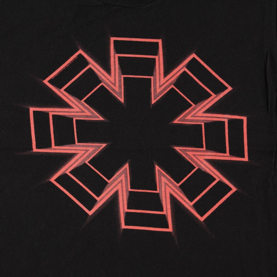 Tultex RED HOT CHILI PEPPERS Band T-Shirt (Men's Size L) cotton black type Vintage Second Hand