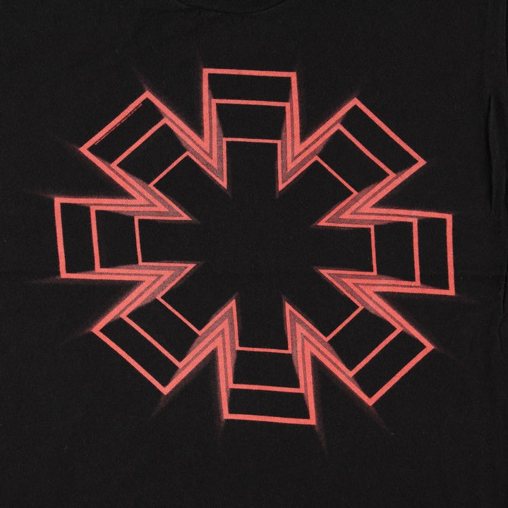 Tultex RED HOT CHILI PEPPERS Band T-Shirt (Men's Size L) cotton black type Vintage Second Hand