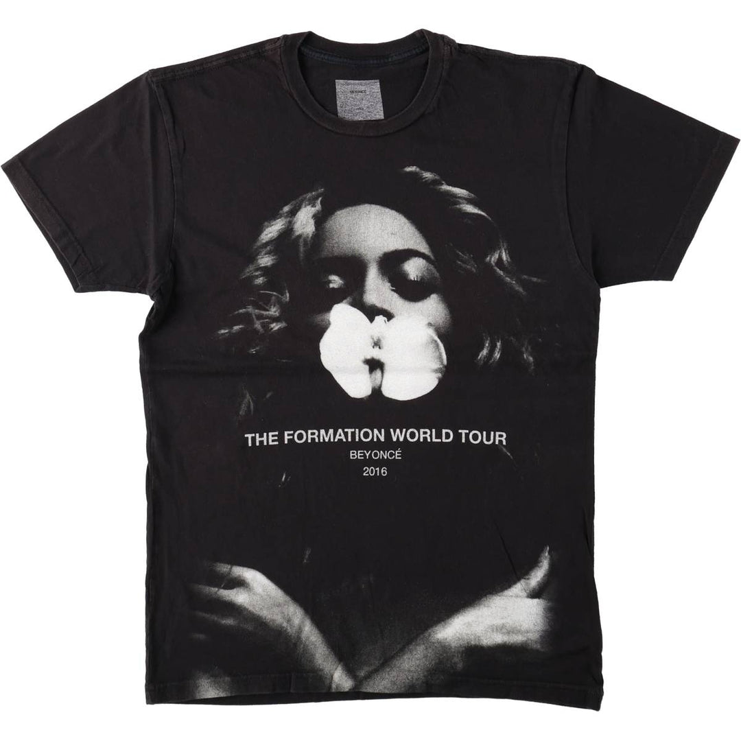 BEYONCE Rap T-Shirt (Men's Size S) cotton black type Vintage Second Hand