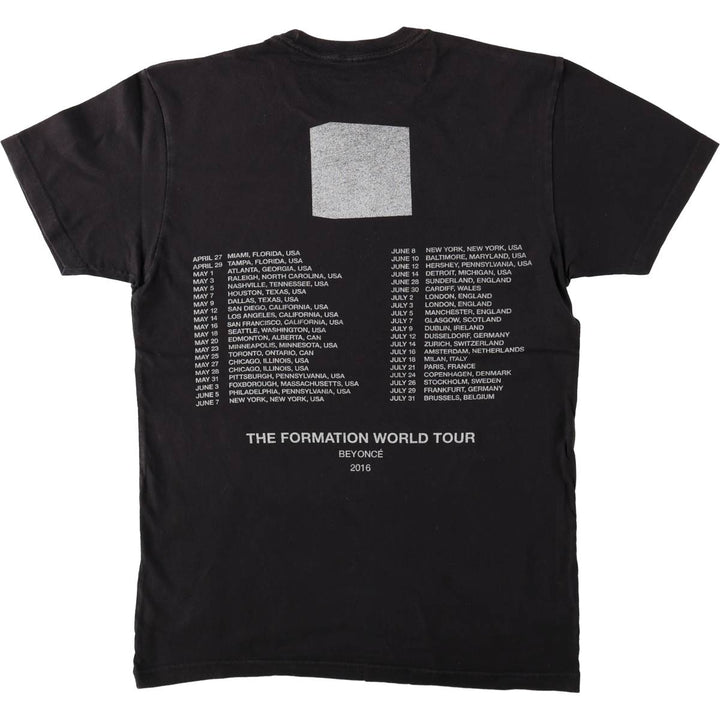 BEYONCE Rap T-Shirt (Men's Size S) cotton black type Vintage Second Hand