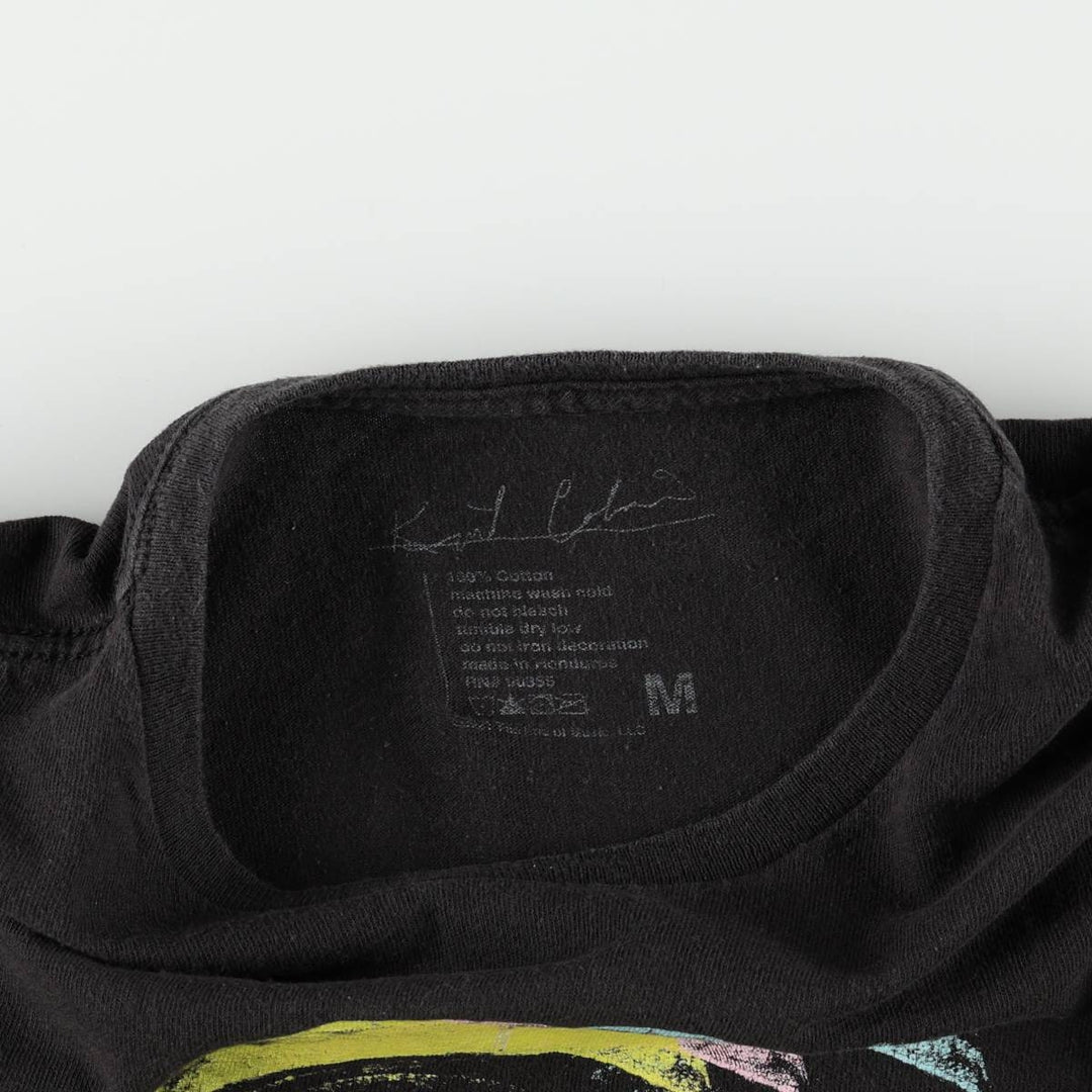 KURT COBAIN Kurt Cobain band T-shirt, band T, men's M size cotton black type Vintage Second Hand