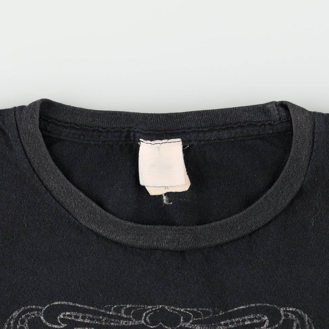The Doors band t-shirt, men's size XL. cotton black type Vintage Second Hand