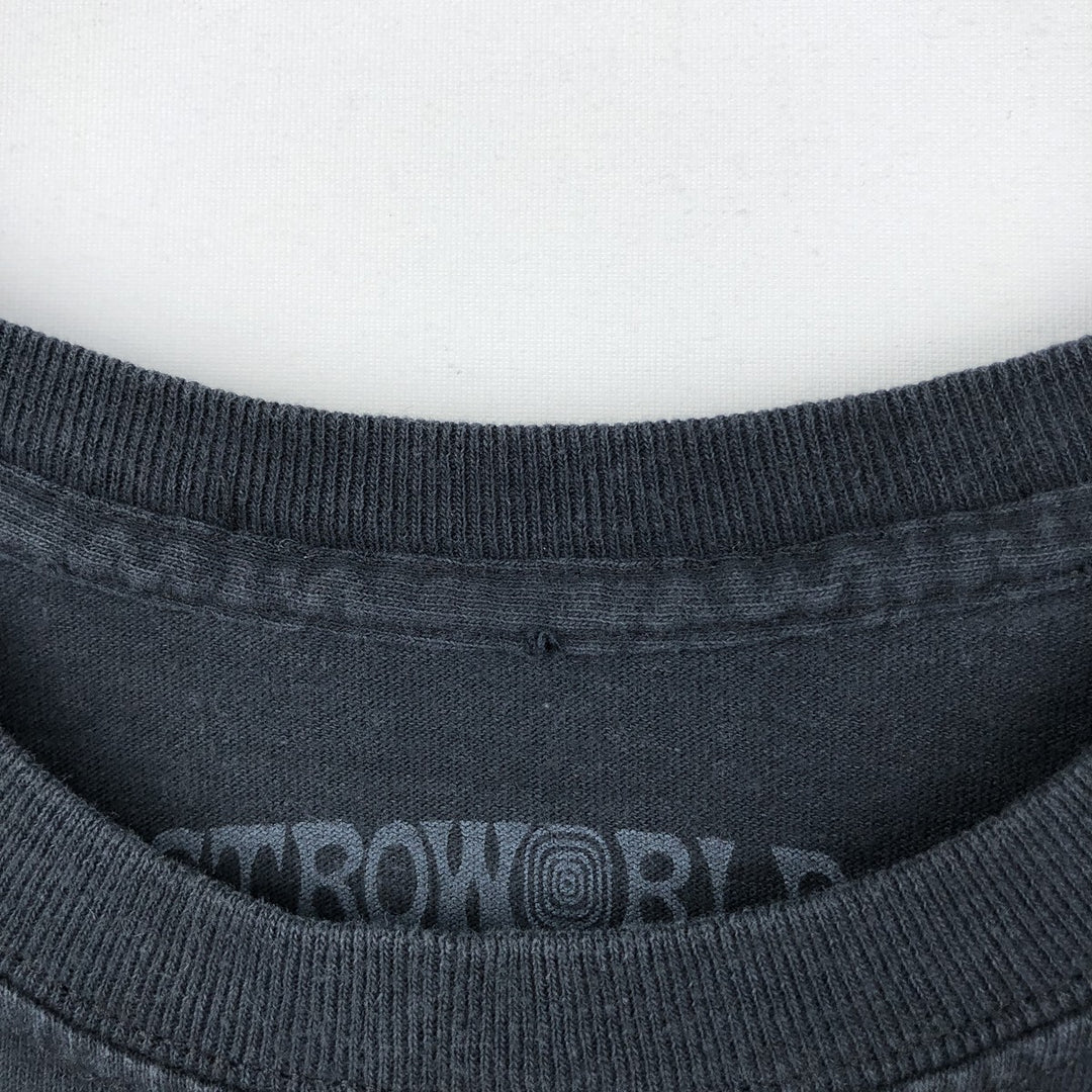 ASTRO WORLD Rap T-shirt, Men's Size Small cotton black type Vintage Second Hand