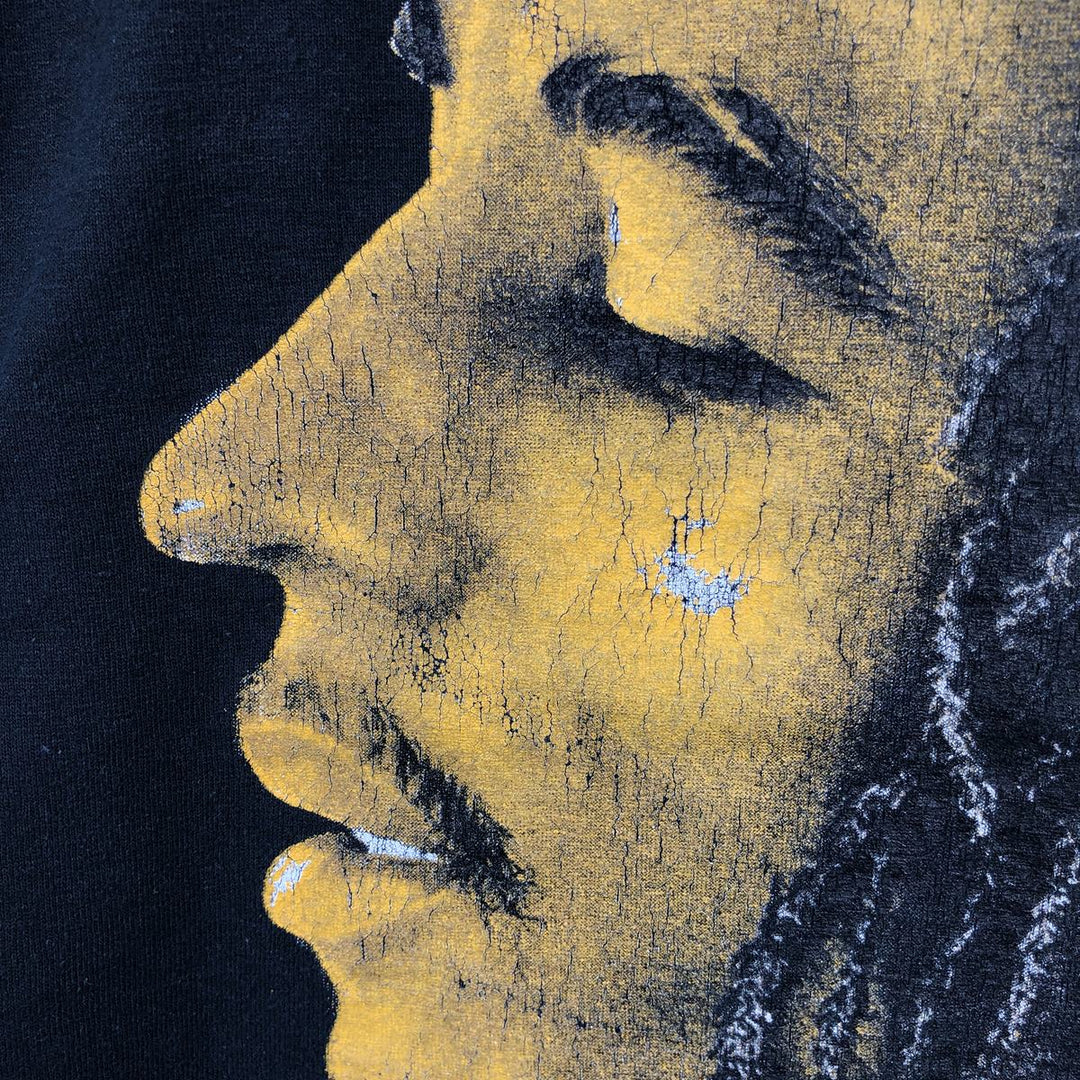 Gildan Bob Marley Band T-shirt (Men's size M) cotton black type Vintage Second Hand