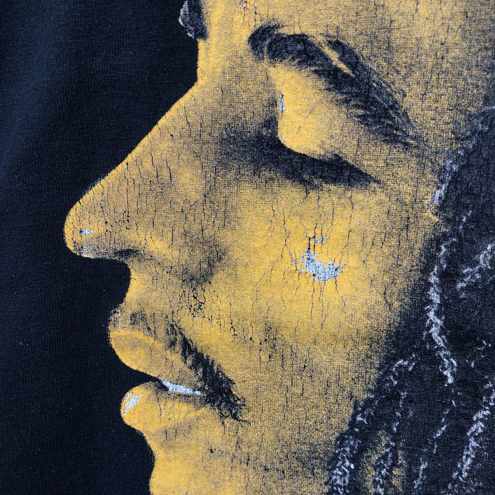 Gildan Bob Marley Band T-shirt (Men's size M) cotton black type Vintage Second Hand
