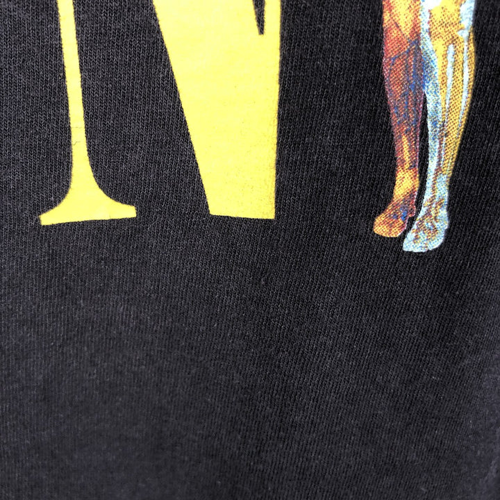 NIRVANA Nirvana Band T-shirt, Band T, Men's L size cotton black type Vintage Second Hand