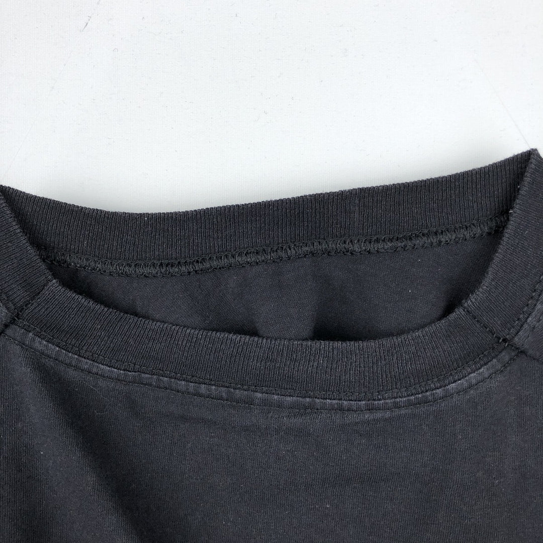 NIRVANA Nirvana Band T-shirt, Band T, Men's L size cotton black type Vintage Second Hand