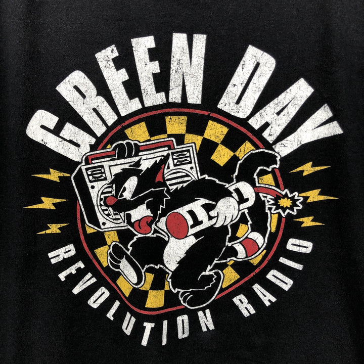 Gildan GREEN DAY Band T-Shirt, Men's Size XL cotton black type Vintage Second Hand