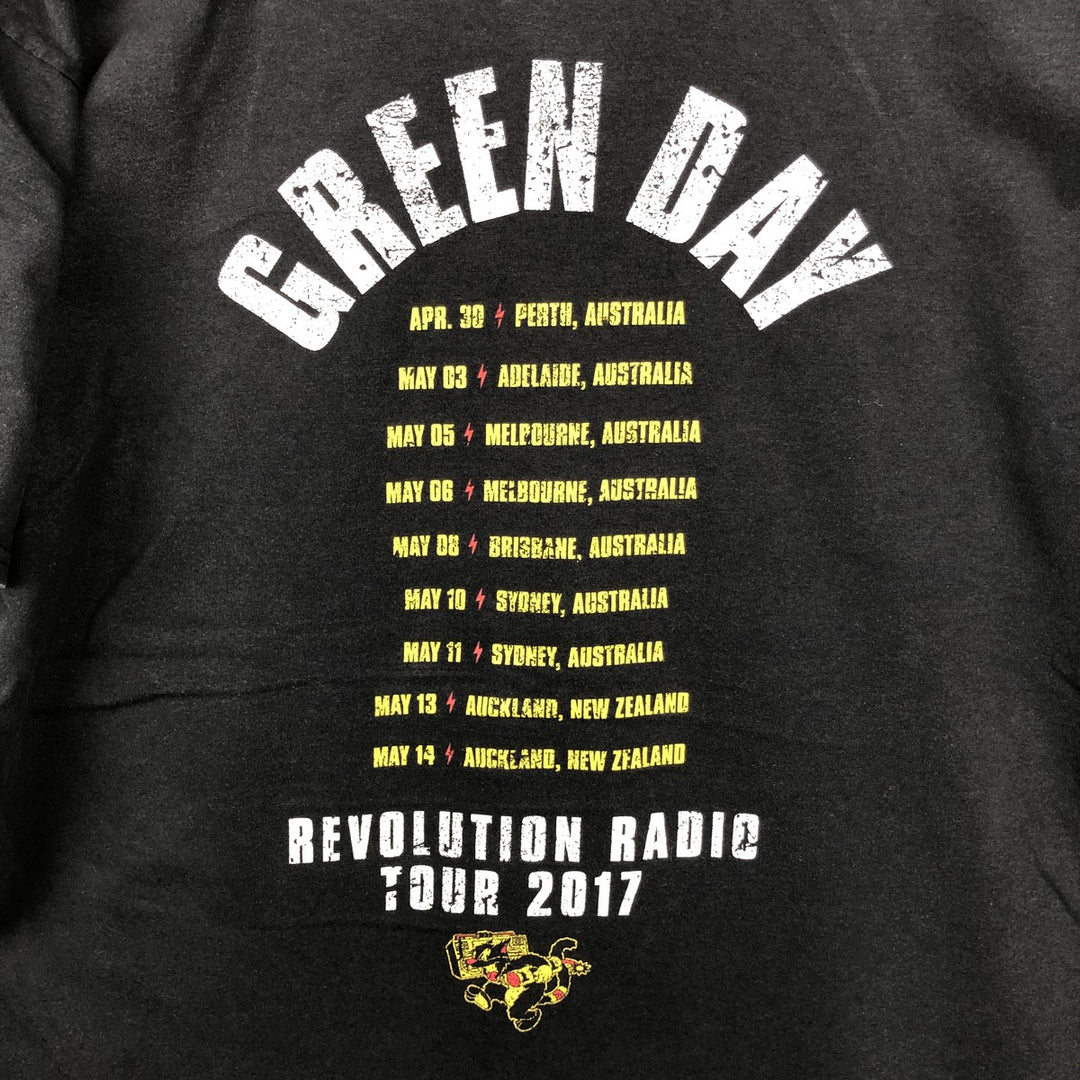 Gildan GREEN DAY Band T-Shirt, Men's Size XL cotton black type Vintage Second Hand